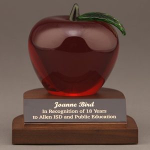 Red Crystal Apples - Recognition Gift Ideas - Apple Awards